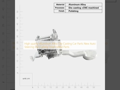 Peças para automóveis de fundição a moagem de liga de alumínio de alta qualidade Peças para automóveis de fundição a moagem de folha de metal