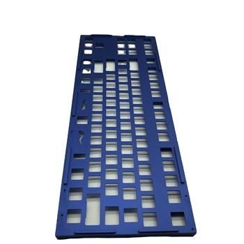 Processamento de alumínio CNC painel frontal anodizado para uso industrial