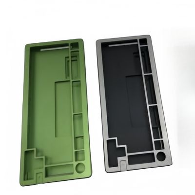 Processamento de alumínio CNC painel frontal anodizado para uso industrial