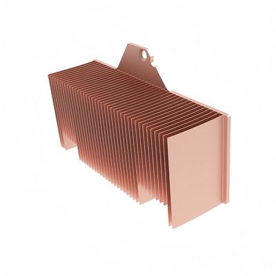 0.5mm Skived Fin Caldeirão Revestido Para Trocador de Calor Tubos Fin