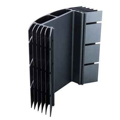 Perfil de dissipador de calor de extrusão de alumínio eletrônico Hardware Alta precisão