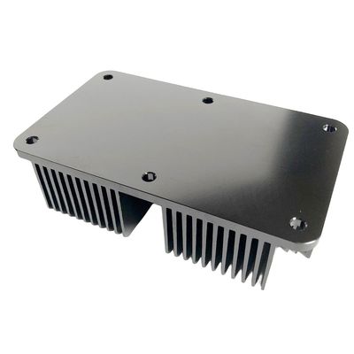Ferramenta de alumínio, máquinas CNC, dissipadores de calor Componentes Tipo de pin-fin