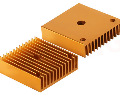 Discos de calor anodizados CNC usinados personalizados para melhorar a eficiência de resfriamento