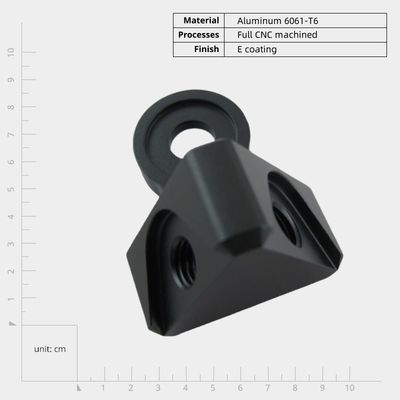 Peças de usinagem CNC sob medida com tratamento de superfície de anodização/polir/revestimento em pó