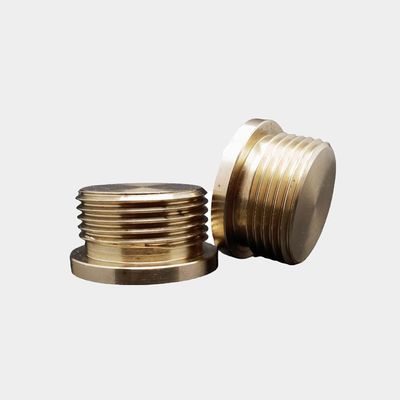 OEM Custom não-padrão de cobre parafusos de enxaguante porcas CNC torneamento torno de precisão de máquinas peças de serviço