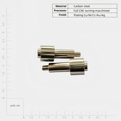 Peças de torneamento CNC de acabamento de níquel de cetim profissional Capacidades do material de cobre