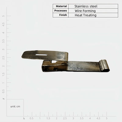 Copper Brass Stainles Steel Small Metal Flat Spring Clips Customizado Precision Sheet Metal