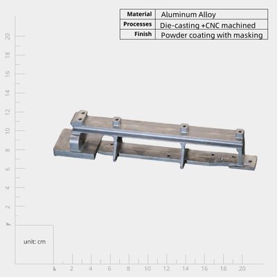 Serviços de Fabricação de Metal OEM Partes de suportes de alumínio à prova de poeira acessíveis para ambientes adversos