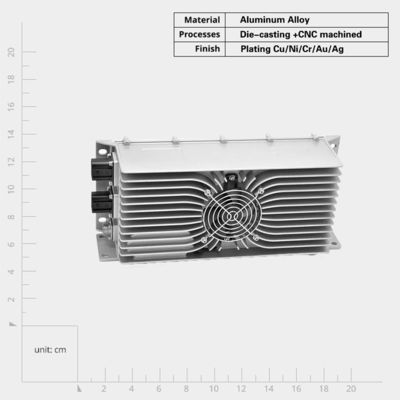 Reservatório de calor fundido a moagem de liga de alumínio de alta durabilidade para dispositivos electrónicos em aplicações industriais