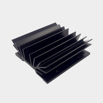 6000 Série Alumínio extrusão Lava-Currosas, Anodizador de Alumínio Negro Radiador