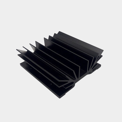 6000 Série Alumínio extrusão Lava-Currosas, Anodizador de Alumínio Negro Radiador