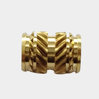 M2 M3 M4 M5 M6 M8 Amêndoa de inserção roscada de latão Amêndoa de inserção roscada para torneamento CNC