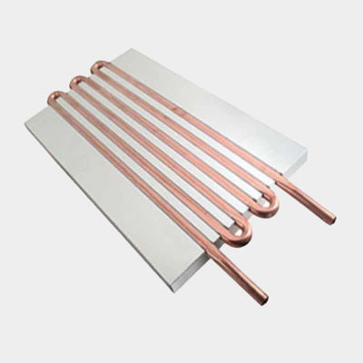 Conductividade térmica Caldeira de placas de frio de metal refrigerado com sistema de arrefecimento de líquido
