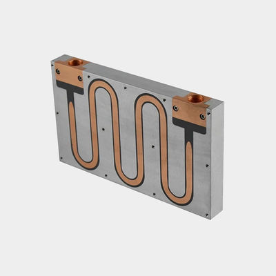 Conductividade térmica Caldeira de placas de frio de metal refrigerado com sistema de arrefecimento de líquido