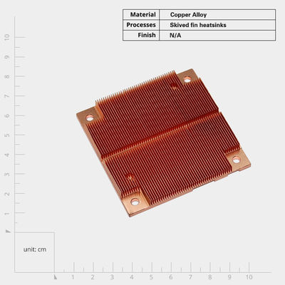 Dispensador de calor de cobre personalizado para dissipação de calor