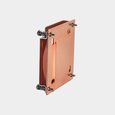 Montagem de parafuso de dissipador de calor de barbatana de cobre personalizada para GPU/CPU AMD Intel