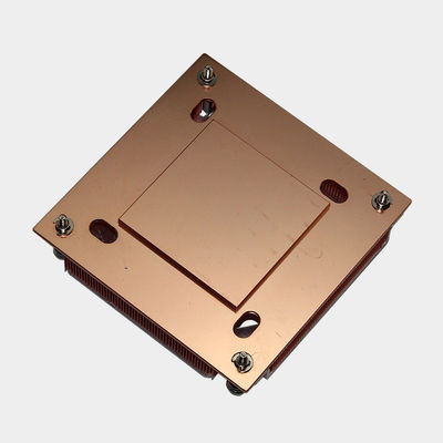 Montagem de parafuso de dissipador de calor de barbatana de cobre personalizada para GPU/CPU AMD Intel