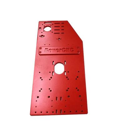 Placa de montagem elétrica CNC de alumínio anodizado personalizada com alta durabilidade