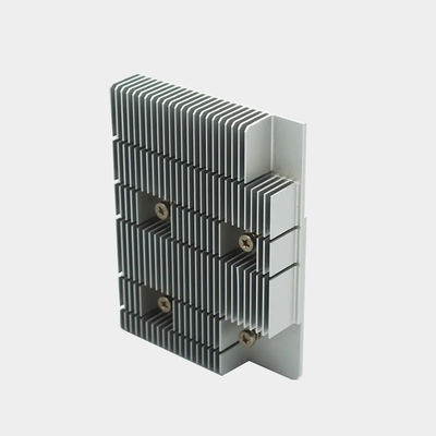 Elegante anodizado de extrusão de alumínio dissipadores de calor personalizados com parafuso resistência à corrosão