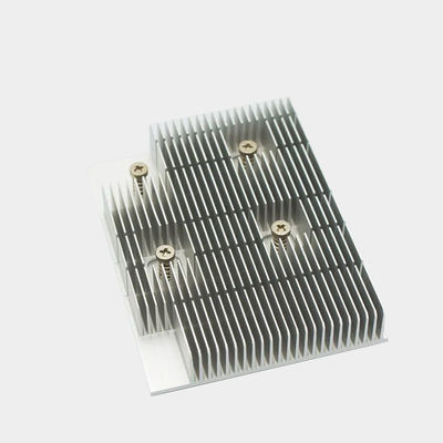 Elegante anodizado de extrusão de alumínio dissipadores de calor personalizados com parafuso resistência à corrosão