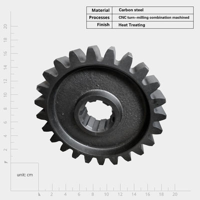 Engrenagens de bisela em espiral personalizadas de aço inoxidável para acessórios de máquinas