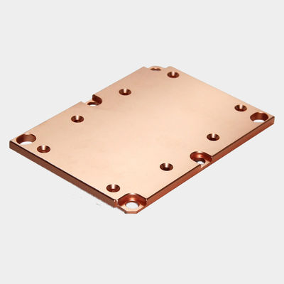Alta densidade de cobre Skiving Fin Sink de calor líquido Bloco de refrigeração CNC Machining CPU Cooler Sink de calor