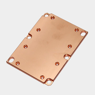 Alta densidade de cobre Skiving Fin Sink de calor líquido Bloco de refrigeração CNC Machining CPU Cooler Sink de calor