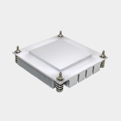 Exibição de calor do servidor de alta potência do CPU com design de barbatana esquivada e baixa resistência térmica