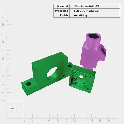 Partes de máquinas de engenharia CNC de precisão com tolerância de 0,001 mm