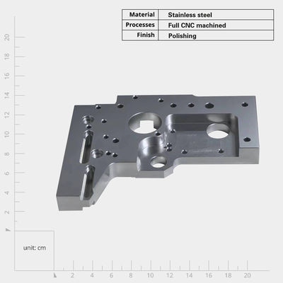 Partes de moedor de superfície de máquina CNC personalizadas com tolerância de moagem -0,001 mm
