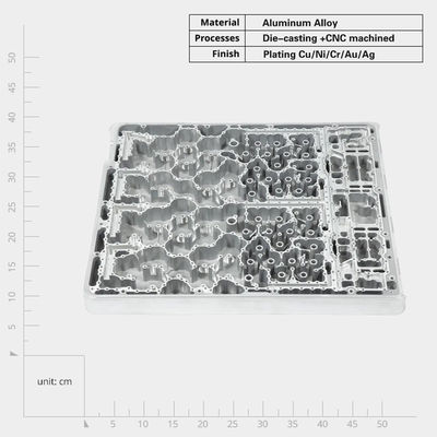 Durabilidade Alumínio Die Casting Led Housing / Alumínio Alloy Casting com Ra 1.6 Superfície de acabamento